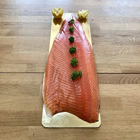 saumon fumé - Le Poisson Livreur - Filet entier de saumon fumé d'Écosse