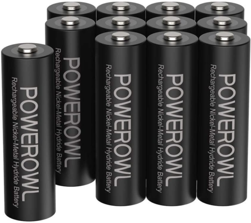 piles rechargeables - Powerowl AA 2800 mAh