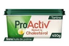 margarine anti-cholestérol - ProActiv - Margarine sans huile de palme pour tartine