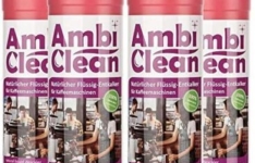 AmbiClean - Lot de 4 bouteilles de détartrant liquide