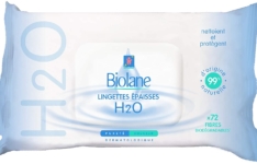 lingettes bébé - Biolane 72 lingettes nettoyantes épaisses H2O ecorecharge