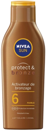 accélérateur de bronzage - Nivea Sun Protect & Bronze FPS 6