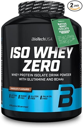 protéine whey - BioTechUSA – Iso Whey Zero Protéine de lactosérum en poudre