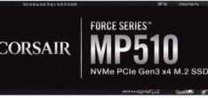 SSD M.2 NVMe de 480 à 512 Go - Corsair MP510 – Force Series, 480 Go Ultra-Rapides – PCIe Gen 3 x4, M.2 NVMe