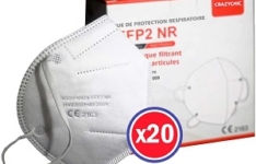 CRAZYCHIC - Masque FFP2 NR - Norme CE EN149