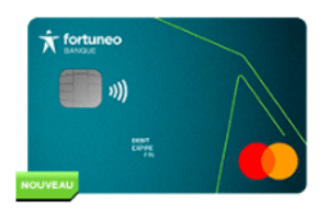 banque pour étudiant - Fortuneo - Carte FOSFO MasterCard