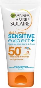 crème solaire pour enfant - Garnier Ambre Solaire Sensitive Expert+