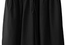  - Jupe-culotte casual avec taille élastique Nanxson