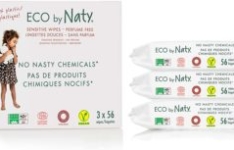 lingettes bébé - Lingettes bébé écologiques – 168 pièces – Eco by Naty