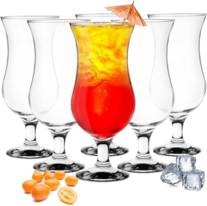  - Lot de 6 verres à cocktail Hurricane 480 ml Sendez