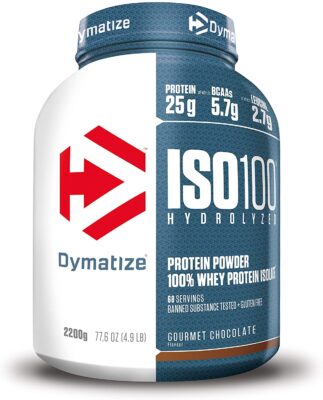 protéine en poudre pour homme - Dymatize ISO 100 Hydrolyzed