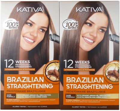 lissage brésilien - Kativa – Kit de lissage brésilien à la kératine et l’huile d’argan