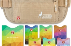 Pochette de voyage avec poches anti RFID sac banane Alpha Keeper