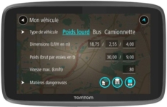 GPS poids lourd - TomTom GPS Poids Lourds GO Professional 520