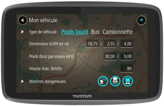 TomTom GPS Poids Lourds GO Professional 520