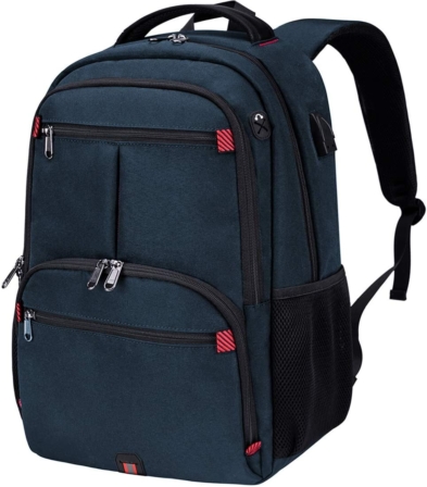 sac de cours avec poche ordinateur - Nubily - Sac à dos pour ordinateur portable 15,6"