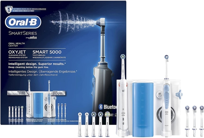 jet dentaire hydropulseur - Oral-B Smart 5000 + Oxyjet
