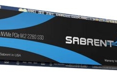 Sabrent M.2 NVME SSD 512Go