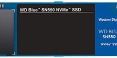 SSD M.2 NVMe de 480 à 512 Go - WD Bleu SN550 500 Go, SSD NVMe, Gén. 3 x4 PCIe, M.2 2280