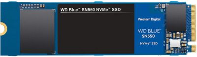 SSD M.2 NVMe de 480 à 512 Go - WD Bleu SN550 500 Go, SSD NVMe, Gén. 3 x4 PCIe, M.2 2280