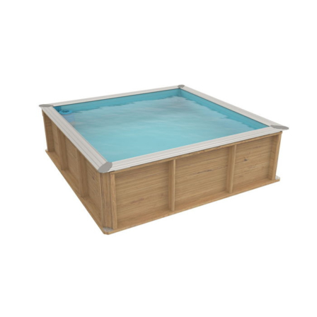 piscine en bois - Proswell Pistoche piscinette en bois pour enfants