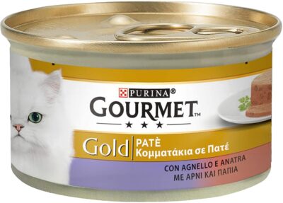 conserve pour chat - Purina Gourmet Gold Agneau et Canard- 24 x 85 g