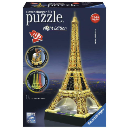 puzzle - Ravensburger – Tour Eiffel illuminée