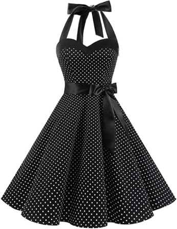 robe noire - Robe de soirée vintage Dresstells