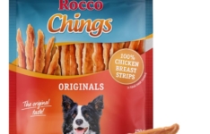friandise pour chien - Rocco Chings Originals Blancs de poulet en lamelles