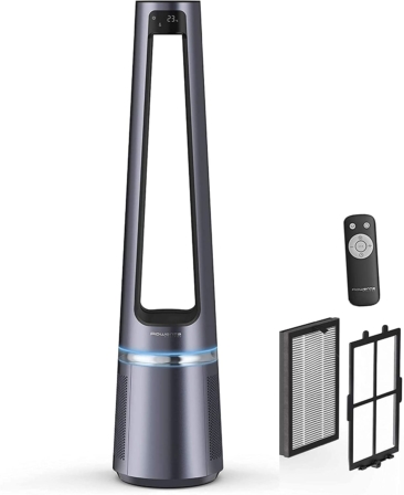 ventilateur avec télécommande - Rowenta Eclipse Ventilateur rafraîchisseur d'air