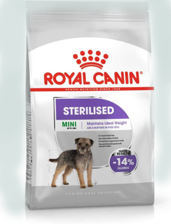 croquettes pour chien stérilisé - Royal Canin mini sterilised 3 kg