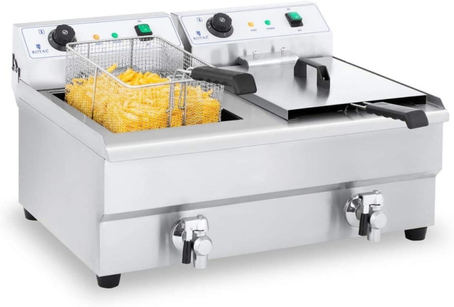 friteuse professionnelle - Royal Catering RCEF 16DH-1