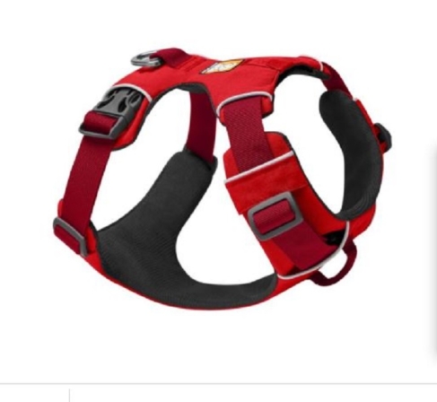 harnais pour chien anti traction - Ruffwear harnais Front Range rouge L-XL