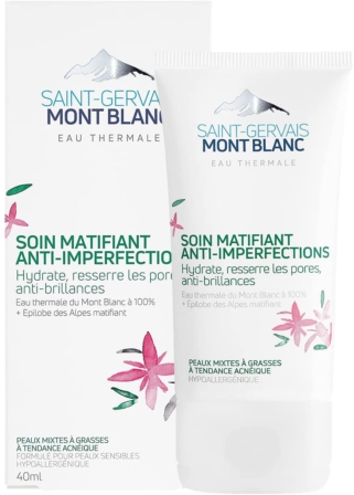 crème hydratante pour peau grasse - Saint-Gervais Mont Blanc – Soin matifiant anti-Imperfections