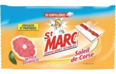Saint-Marc - Serpillère jetable soleil de Corse - paquet de 20