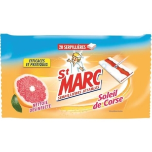  - Saint-Marc – Serpillère jetable soleil de Corse – paquet de 20