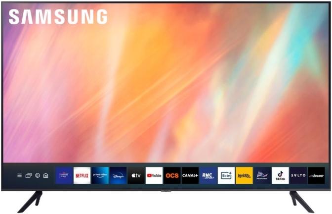TV 55 pouces à moins de 600 euros - Samsung UE55AU7105