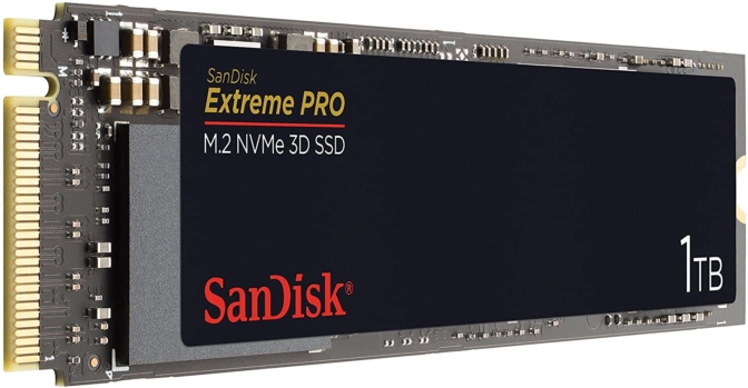 SSD 1 To - SanDisk Extreme PRO 3D M.2 NVMe 1 To