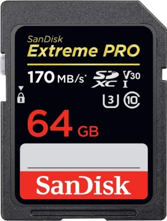 carte SD 64 Go - SanDisk Extreme PRO SDXC UHS-II