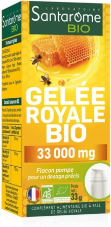gelée royale bio - Santarome Bio Gelée Royale Bio 33 000 mg
