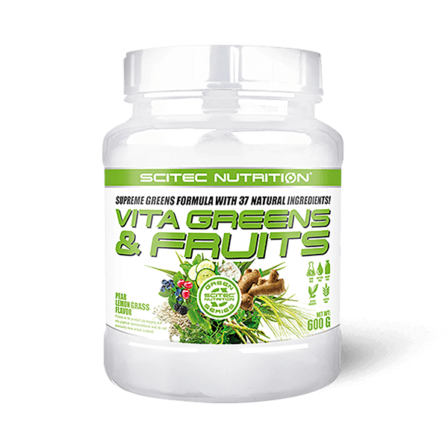 complément fibres - Scitec nutrition – Vita green and fruits 600 g