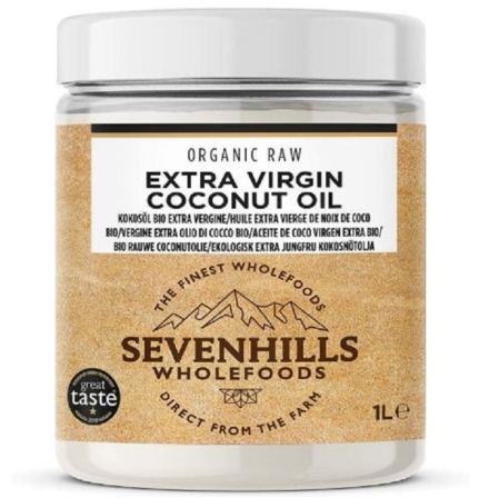 huile de coco extra vierge - Sevenhills Wholefoods Extra Virgin Coconut Oil