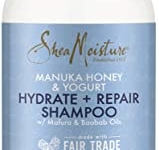 shampoing pour cheveux abîmés - Shea Moisture – Hydrate and Repair Shampoo Manuka Honey & Yogurt