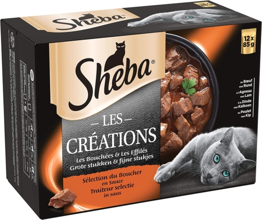nourriture pour chat - Sheba - Les créations Les Bouchées et Les Effilés