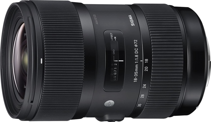 objectif pour Canon 600D - Sigma 18-35mm f/1.8 HSM Art