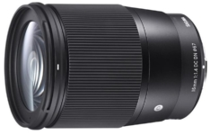 objectif grand angle - Sigma Objectif 16 mm F1, 4 DC DN Contemporary