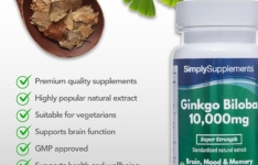  - SimplySupplements ginkgo biloba - 10000 mg