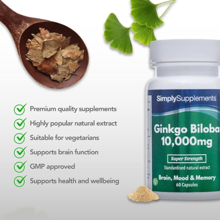 ginkgo biloba - SimplySupplements ginkgo biloba - 10000 mg