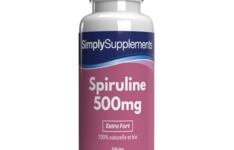  - SimplySupplements Spiruline Extra-forte 100 % naturelle et bio