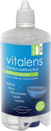 produit pour lentilles - Solution multifonctions pour lentilles – Vitalens 